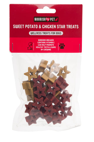 Sweet Potato & Chicken Star Treats