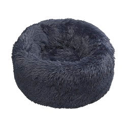 Navy faux fur Donut